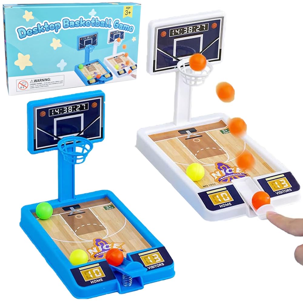 Desk Dunk: Dual Basketball Shootout